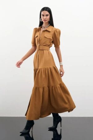 Vestido Chemise Linen Tailor/ Tamanho GG