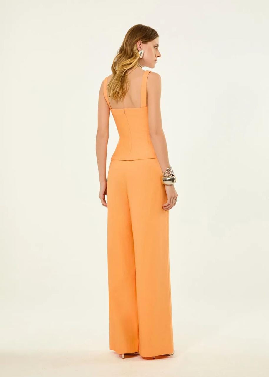 Conjunto Blusa Wide Leg Visco Sunset - Imagem 4