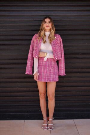 Conjunto Saia e Jaqueta Tweed Aurora