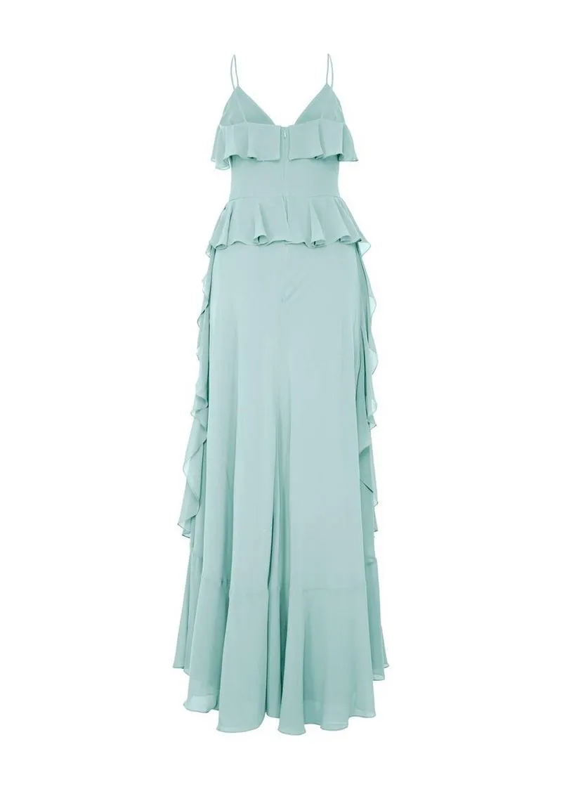 Vestido Longo Babados Air Silk - Imagem 5