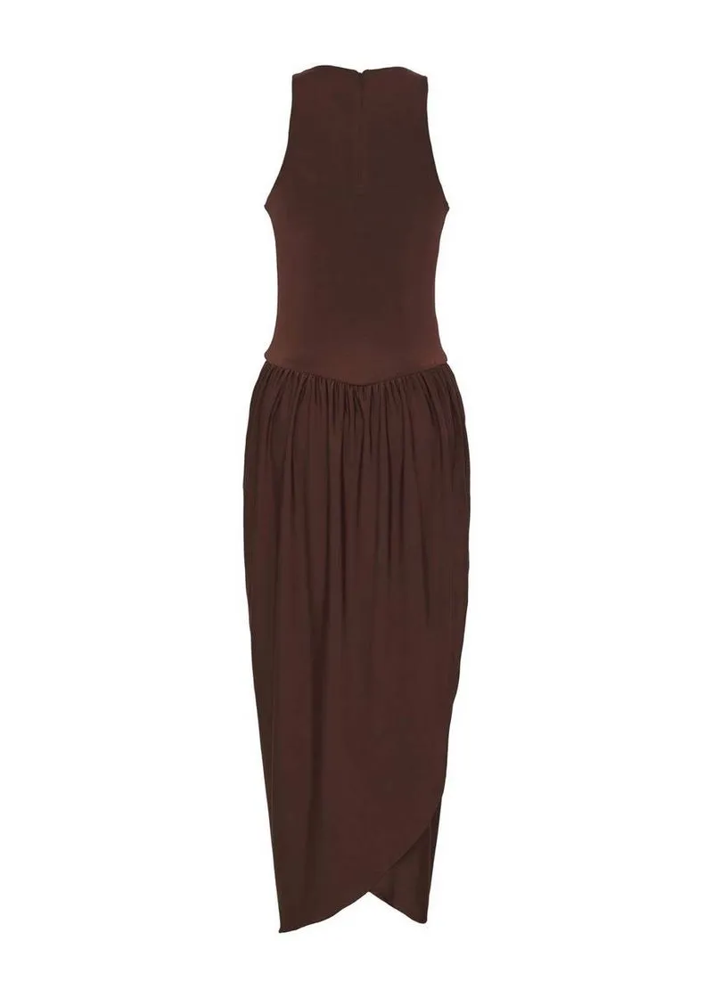 Vestido Maxi Midi Franzido Ballon - Imagem 5