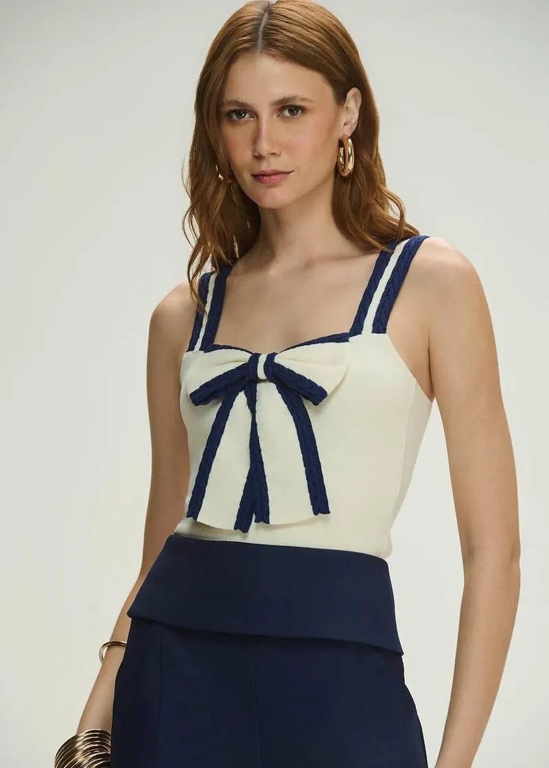 REGATA TRICÔ LAÇO - Imagem 4